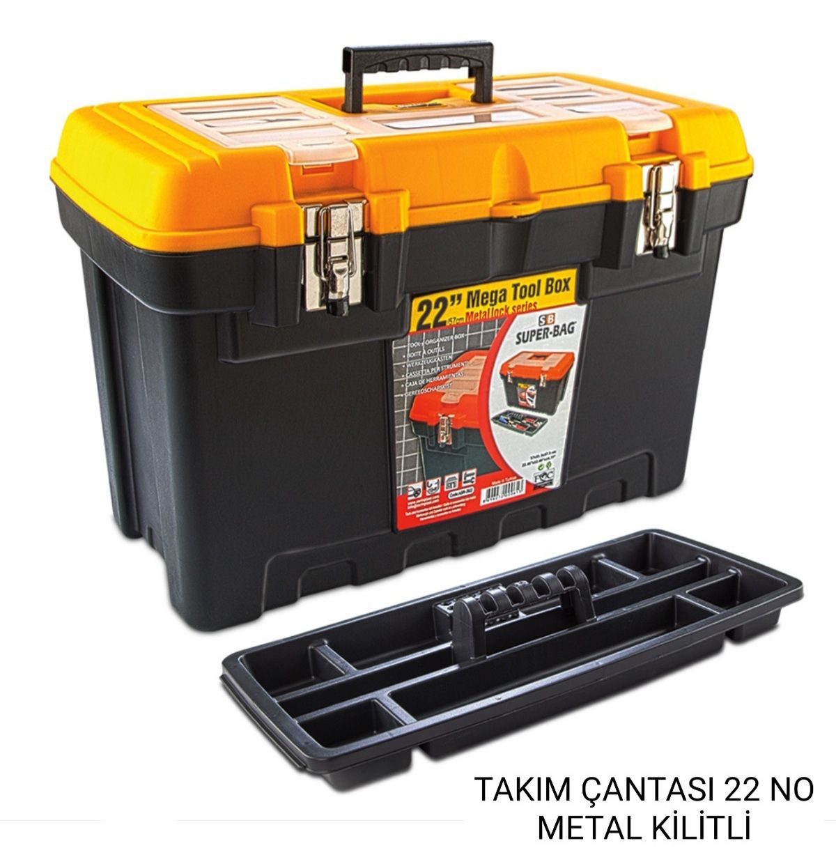 SÜPER BAG 22'' KİLİTLİ TAKIM ÇANTASI