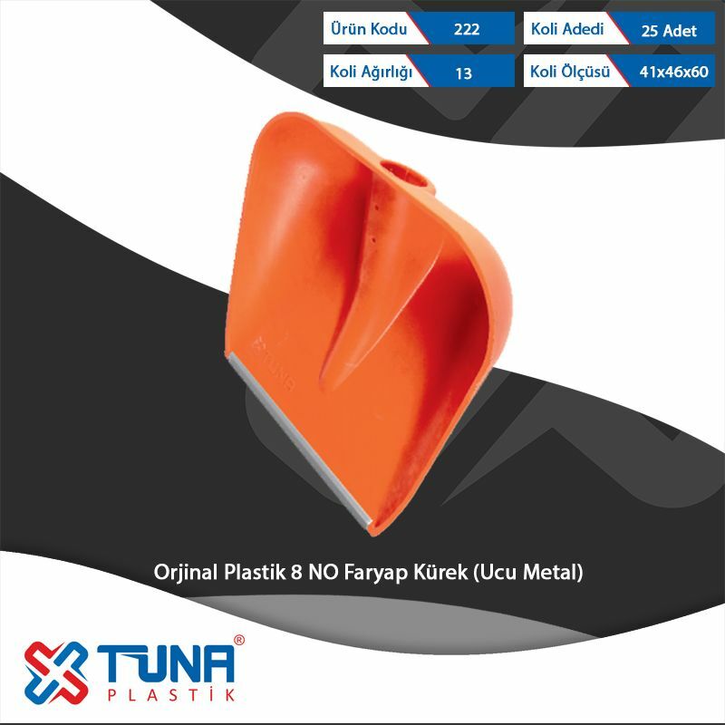 TUNA ORİJİNAL FARYAP KÜREK 8 NO UCU METAL [ 222 ]