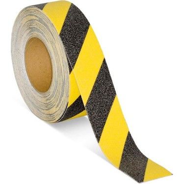 BAYTEC KAYDIRMAZ BAND SARI-SİYAH 50MM*15MT