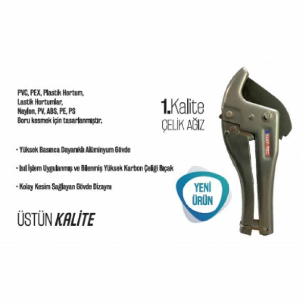 PVC BORU KESME MAKASI BAYTEC 42 MM GRİ