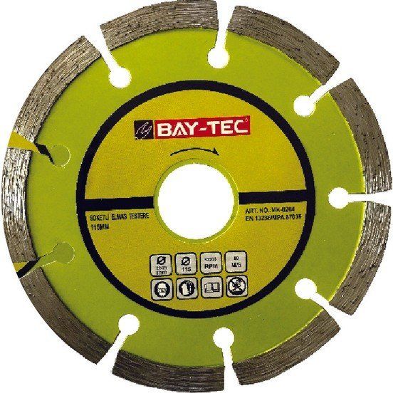 BAYTEC SOKETLİ ELMAS TESTERE 115 MM MK 0264
