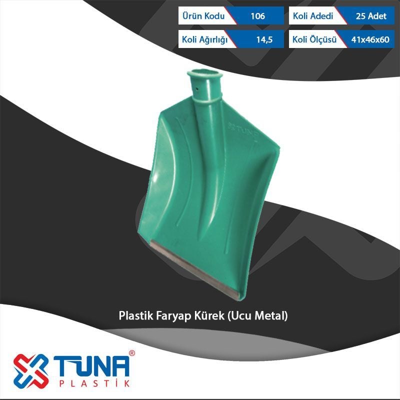 TUNA PLS YEŞİL FARYAP KÜREK UCU METAL [ 106 ]