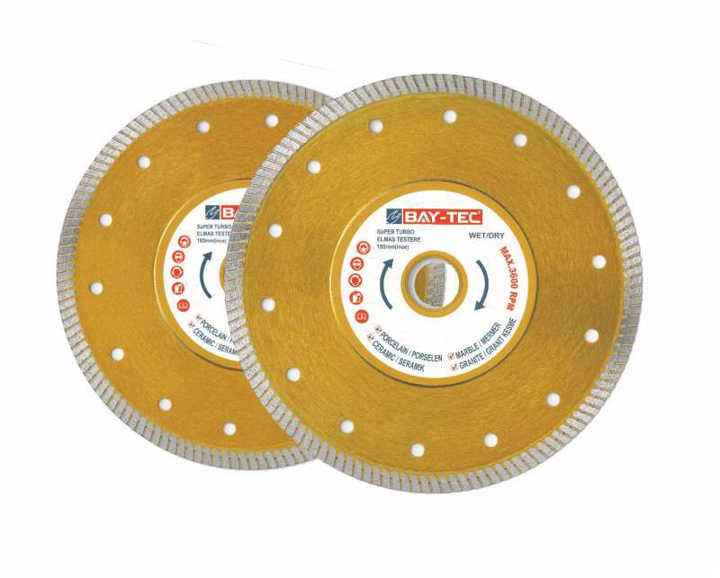 BAYTEC SÜPER TURBO ELMAS TESTERE 180 MM - İNCE