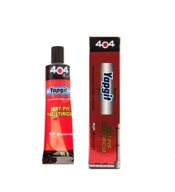 404 YAPGİT 50 GR SERT PVC YAPIŞTIRICI 50 GR