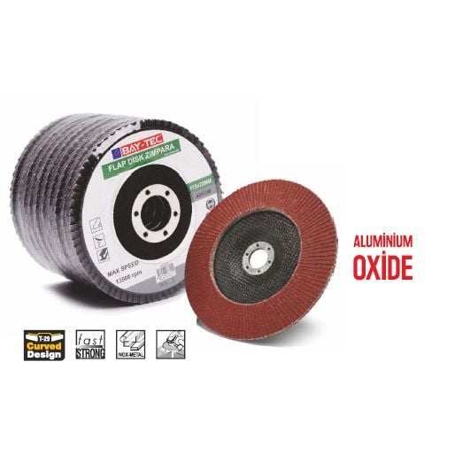 FLAP DİSK BAYTEC 115*22 MM 120 KUM