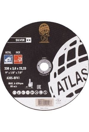 ATLAS BRONZ METAK KESİCİ 230 LUK