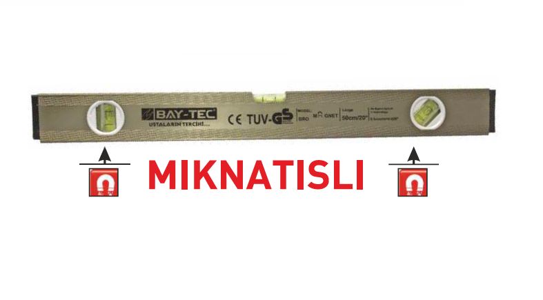 SU TERAZİSİ GRİ MIKNATISLI BAYTEC 40 CM