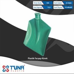 TUNA PLASTİK YEŞİL FARYAP KÜREK [ 105 ]