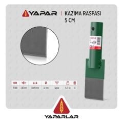 YAPARLAR KAZIMA RASPA - 5 CM