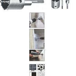 SDS BETON BUAT AÇMA  SETİ BAYTEC - 60 MM