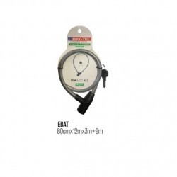 BİSİKLET KİLİDİ BAY-TEC 12*800 [MK2470 ]