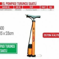 BAYTEC EL POMPASI TURUNCU SAATLİ