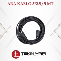 ARA KABLO 3*2,5 / 5 MT