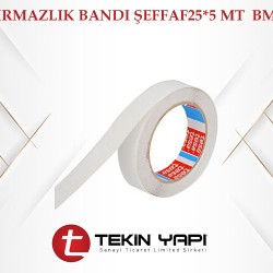 KAYDIRMAZLIK BANDI ŞEFFAF25*5 MT  BMX-3262