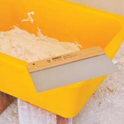 GENİŞ ISPATULA AHŞAP SAPLI DEKOR 17 CM
