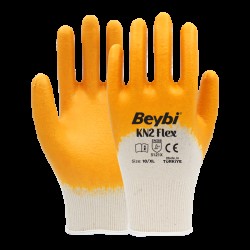 BEYBİ NİTRİL ELDİVEN KN2 FLEX SARI 10 NO