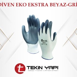 ELDİVEN EKO EKSTRA BEYAZ-GRİ 1/2