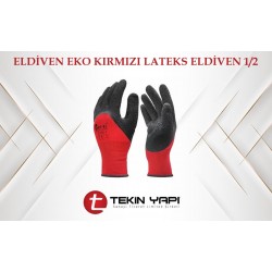 ELDİVEN EKO KIRMIZI LATEKS ELDİVEN 1/2