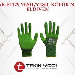 ZİMAK EL129 YEŞİL/YEŞİL KÖPÜK NİTRİL ELDİVEN