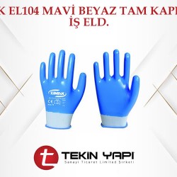 ZİMAK EL104 MAVİ BEYAZ TAM KAPLAMA İŞ ELD.
