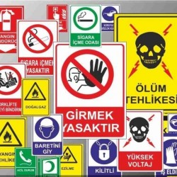 İKAZ LEVHASI - PVC 25*35