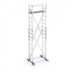 ALÜMİNYUM İSKELE MERDİVEN 2*4
