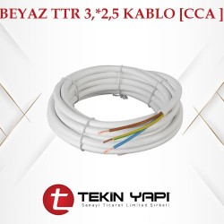 BEYAZ TTR 3,*2,5 KABLO [CCA ]