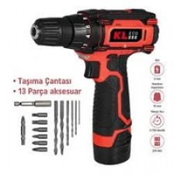 KALE ECO ŞARJLI DARBESİZ MATKAP TEK AKÜ 12 V 1.3 A