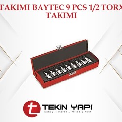 LOKMA TAKIMI BAYTEC 9  PCS 1/2 TORX LOKMA TAKIMI