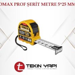 DMAX PROF ŞERİT METRE 5*25 MM