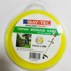 TIRPAN MİSİNASI KARE 4 MM*29  MT [ MK 4733 ]