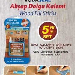 AHŞAP DOLGU KALEMİ -5 Lİ SET